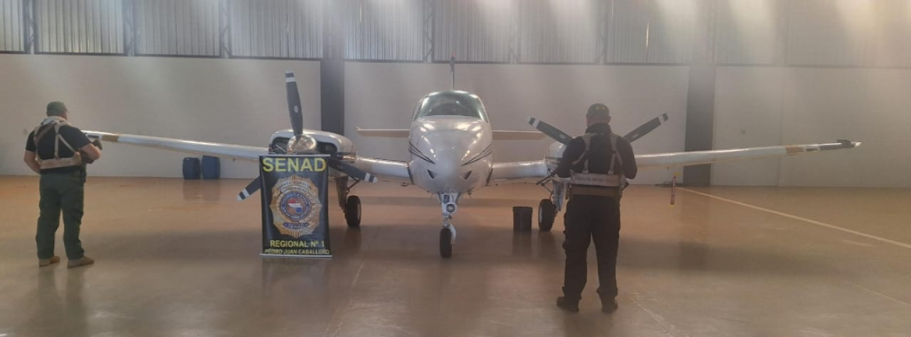 SENAD incautó supuesta "narco-avioneta" en Pedro Juan Caballero