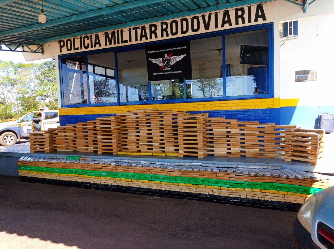 Policía Rodoviaria Militar detiene más de 1 tonelada de droga  