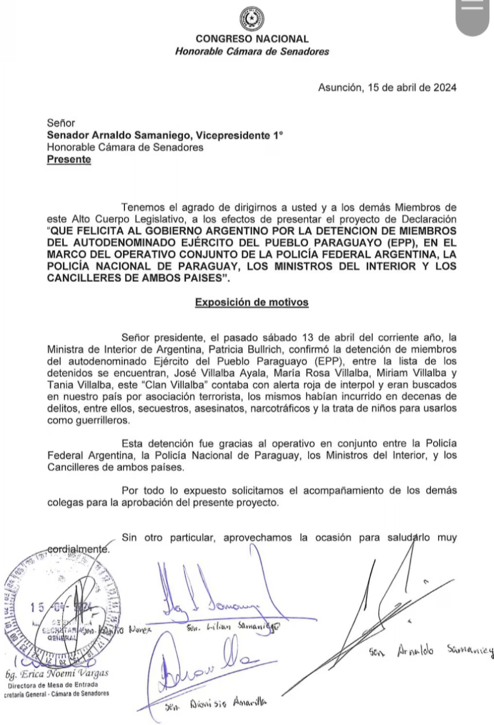 EPP en Argentina: Presentan declaración que felicita al gobierno del vecino país