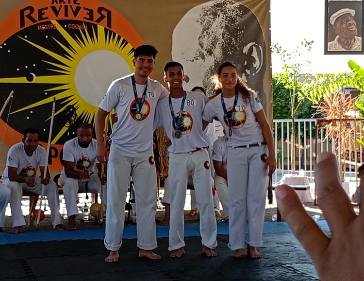 Pedrojuanino en campeonato Estadual de capoeira en Paraná