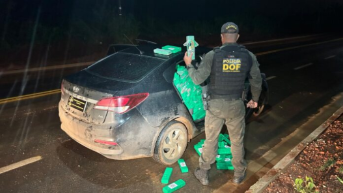 Hombre detenido por el DOF en Ponta Porã con casi 800 kilos de marihuana