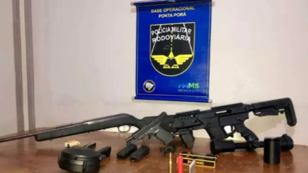 Ponta Porã: Arrestan a hombre con arsenal comprado recientemente en Paraguay en la MS-164