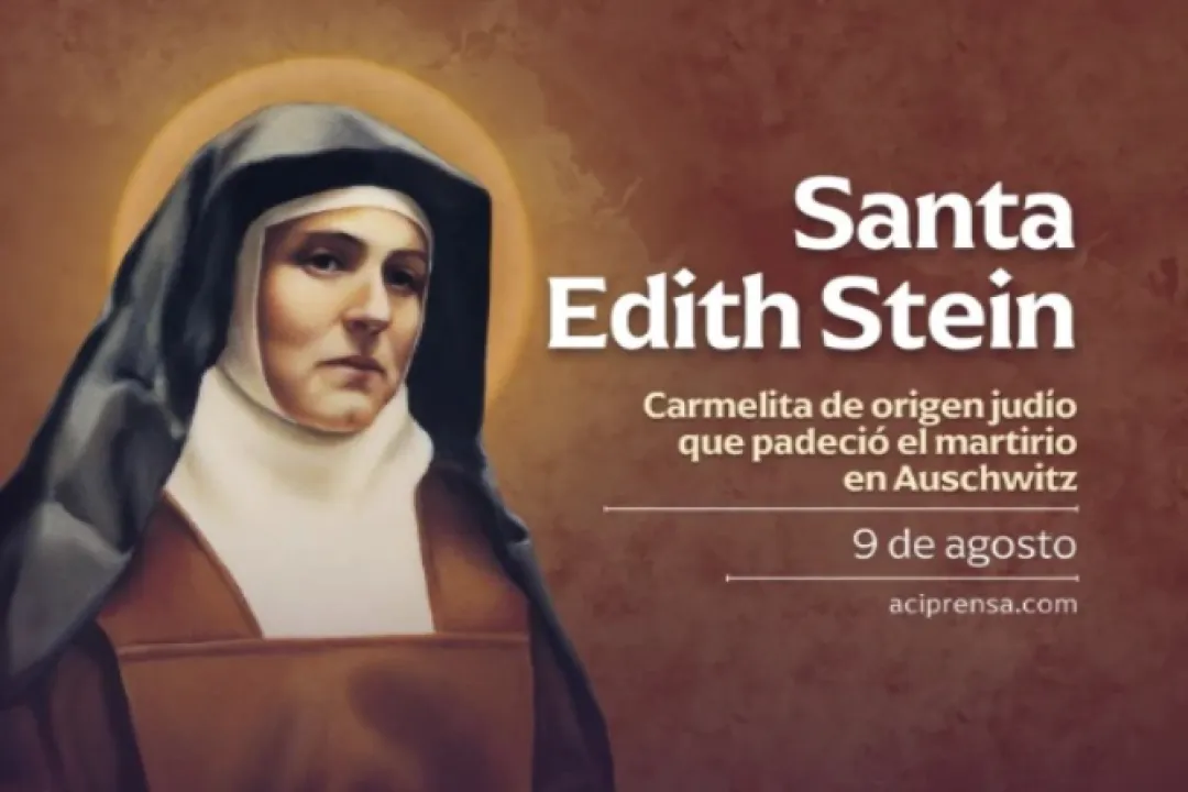 Hoy celebramos a Santa Edith Stein, carmelita de origen judío, víctima del nazismo