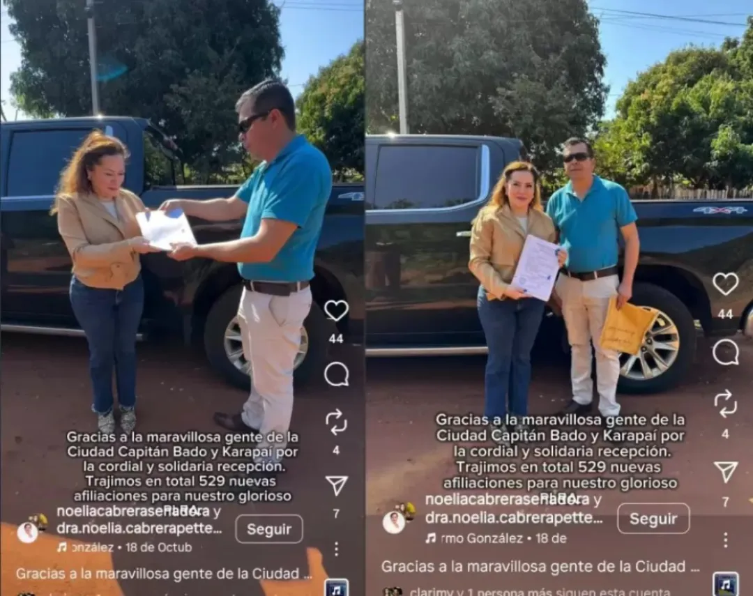 Revelan "neposobris" de senadora Noelia Cabrera