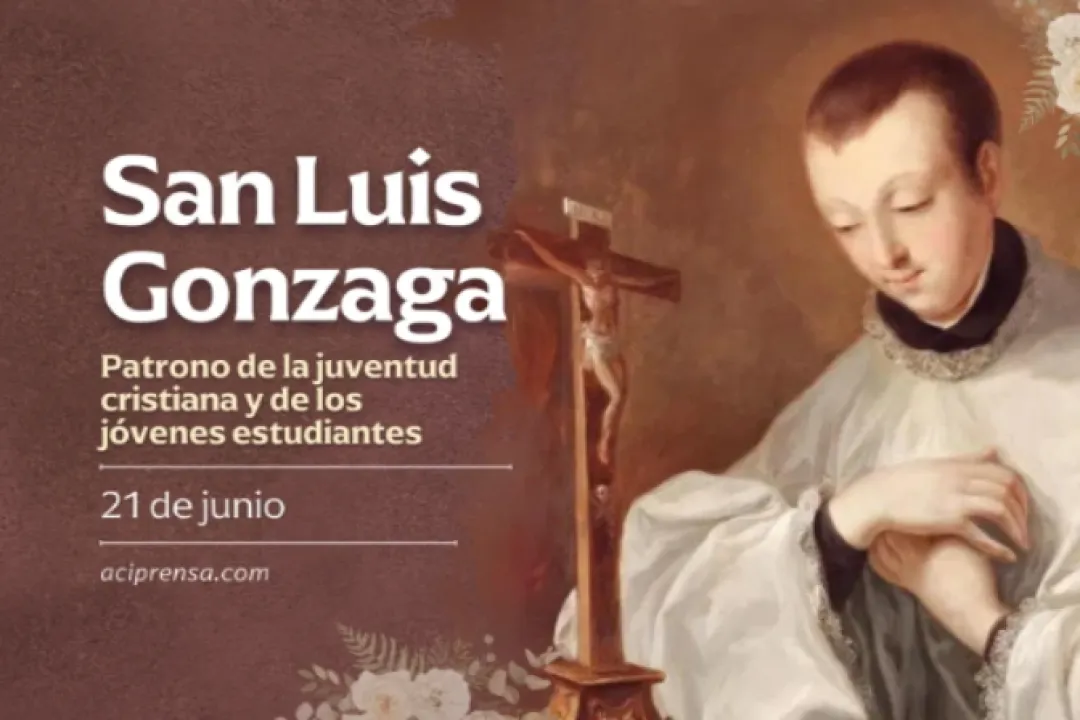 Hoy celebramos a San Luis Gonzaga, hijo ejemplar y patrono de la juventud