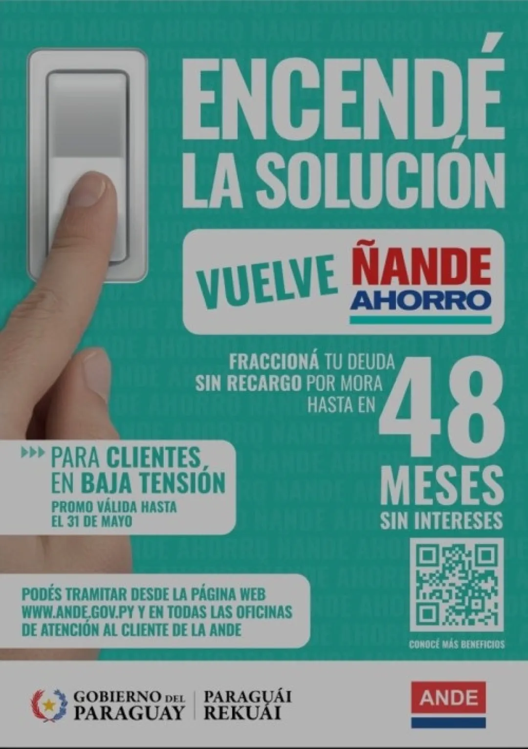 “ENCENDÉ LA SOLUCIÓN-VUELVE ÑANDE AHORRO”