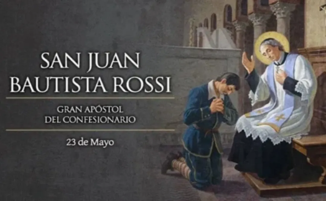 Hoy celebramos a San Juan Bautista Rossi, el santo que nos anima a confesarnos