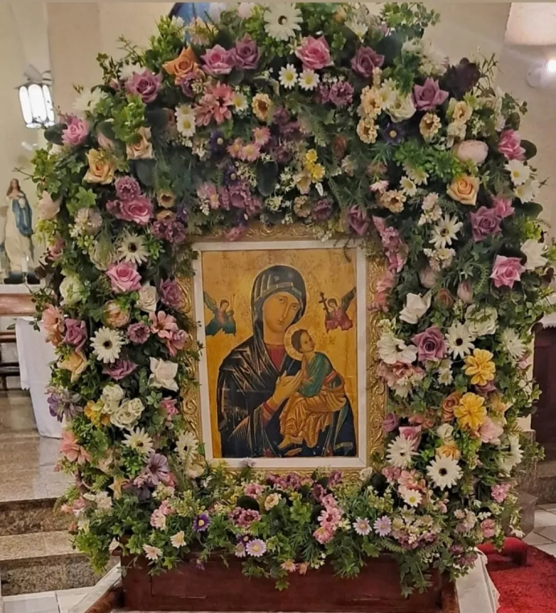 Tercer día del novenario en honor a la Madre del Perpetuo Socorro 