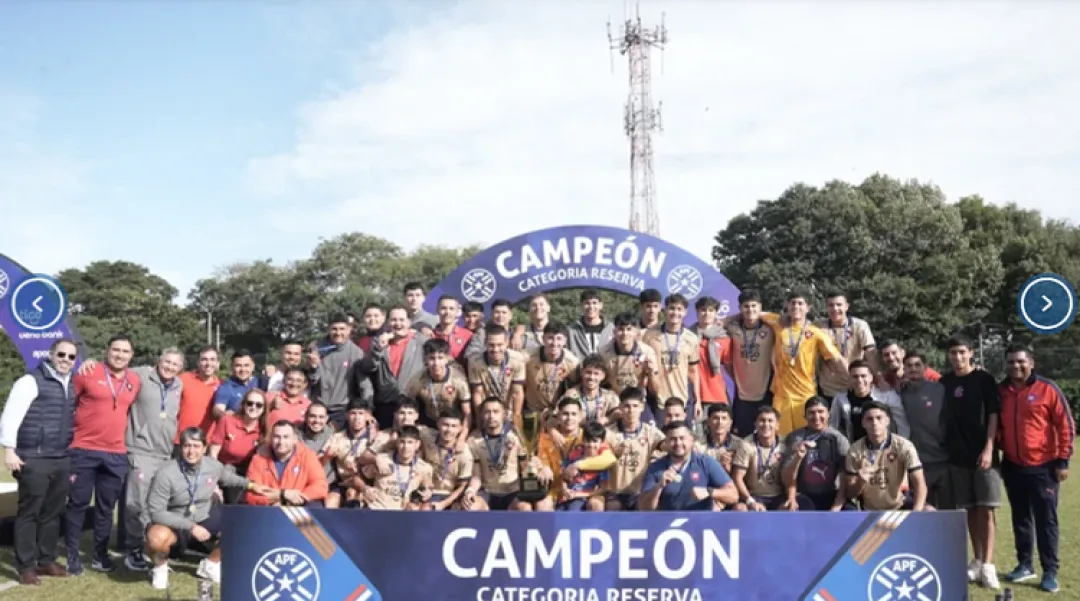 Cerro Porteño es el campeón en la categoría Reserva