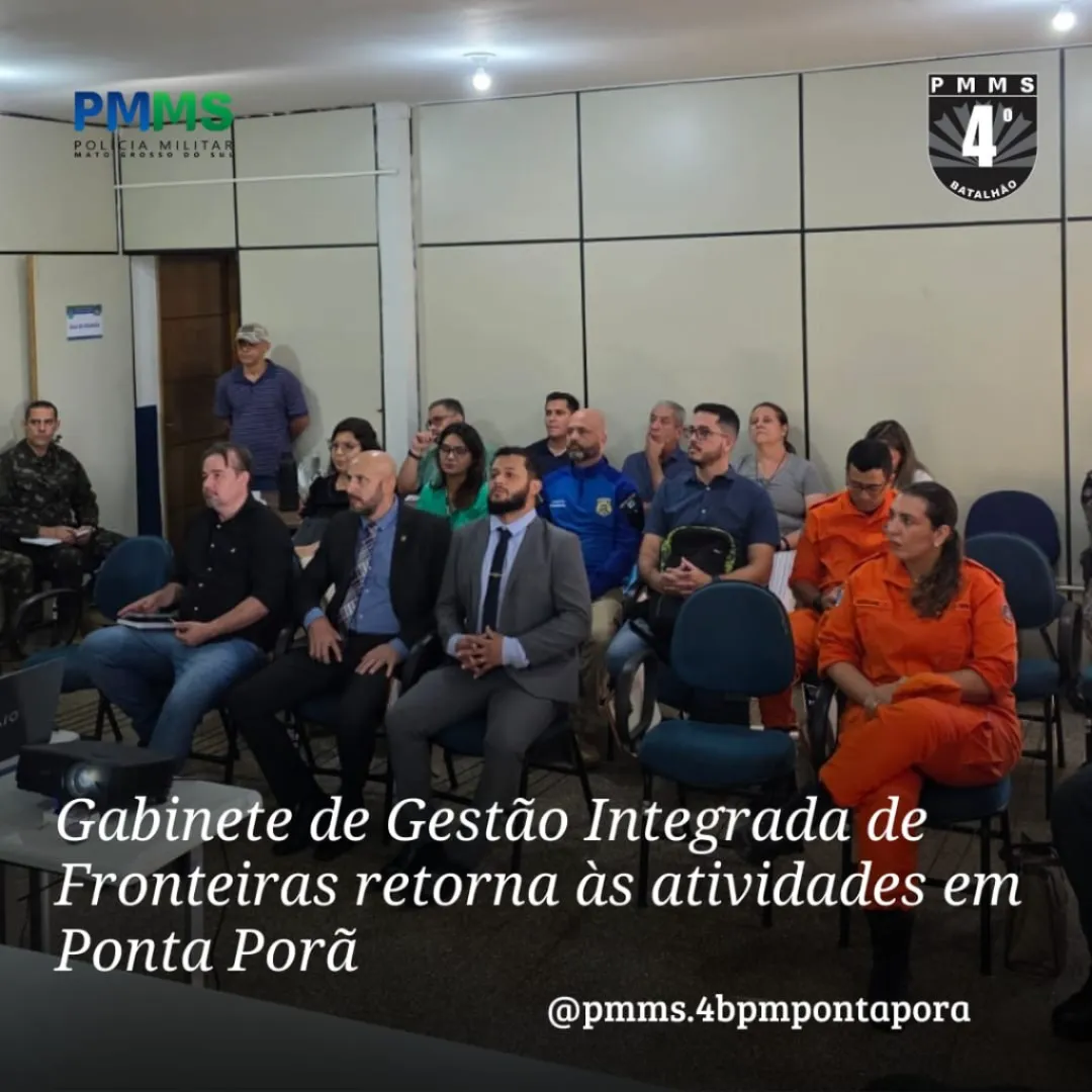  Oficina de Gestión Integrada de Fronteras vuelve a sus actividades en Ponta Porã