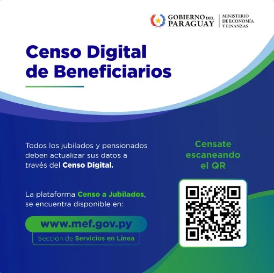 Censo Digital llegó al 70% del total de beneficiarios de la Caja Fiscal