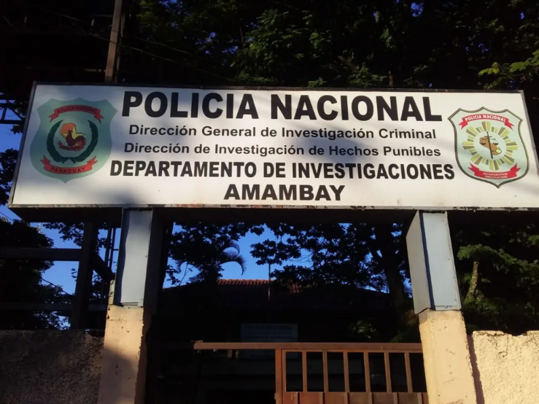 INFORME POLICIAL DEL DEPARTAMENTO DEL AMAMBAY